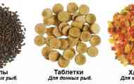 Сува храна за аквариум риба - складирање, видови, избор, опис....
